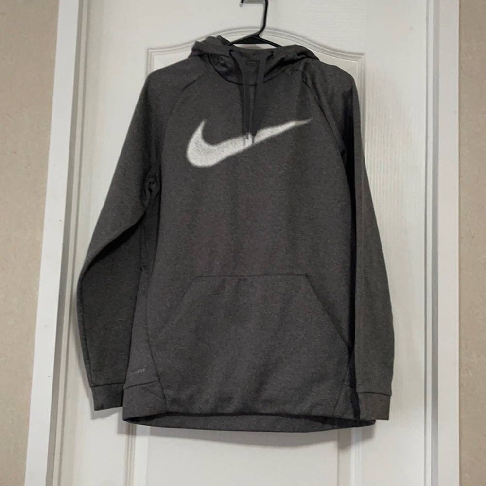Nike Dri-Fit Hoodie Grey Size Medium